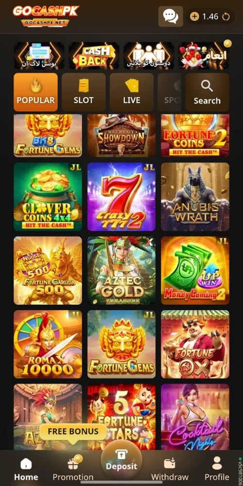 GOCASHPK Game