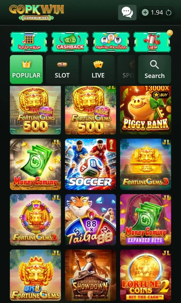 GOPKWIN Game