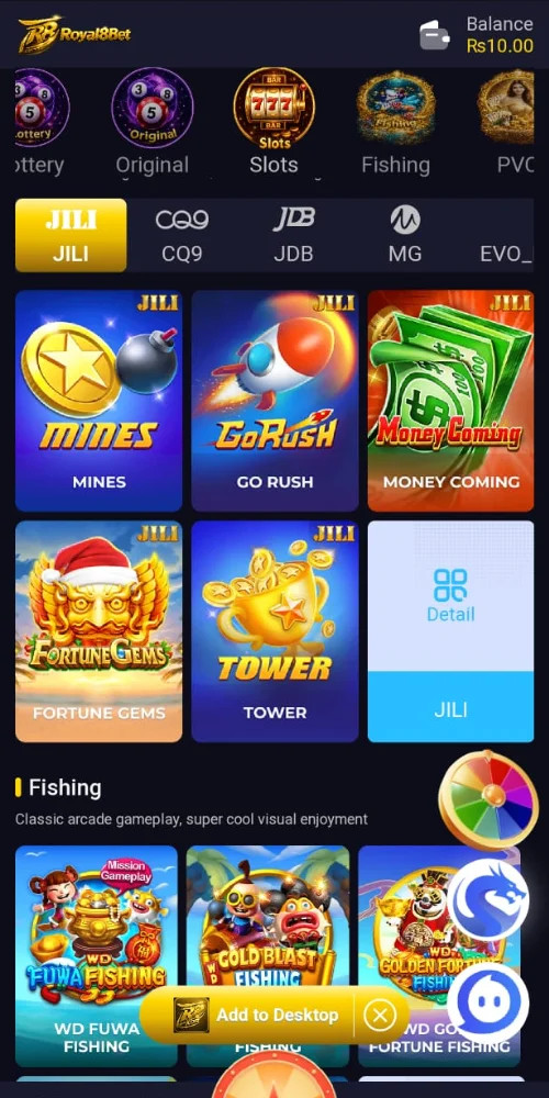 Royal8Bet Game